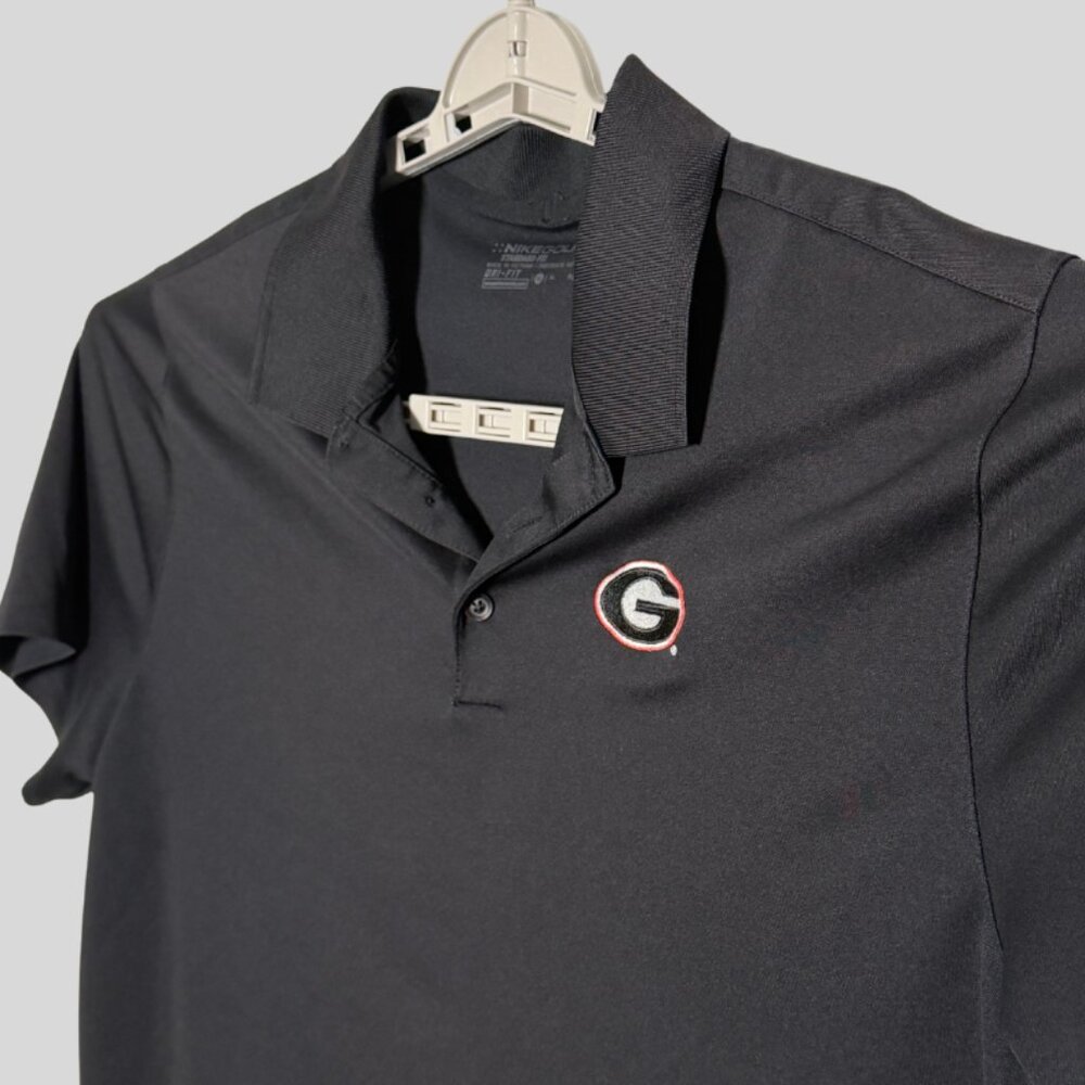 University of Georgia Nike Dri-Fit Men's Size XL Black Polo